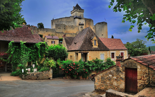 Обои картинки фото chateau castelnau-bretenoux, france, города, замки франции, chateau, castelnau-bretenoux