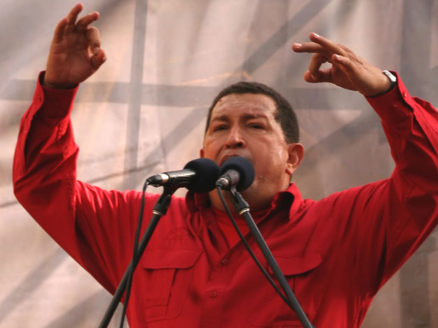 Обои картинки фото hugo, chavez, мужчины