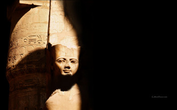 Картинка statue of amun at karnak разное рельефы статуи музейные экспонаты