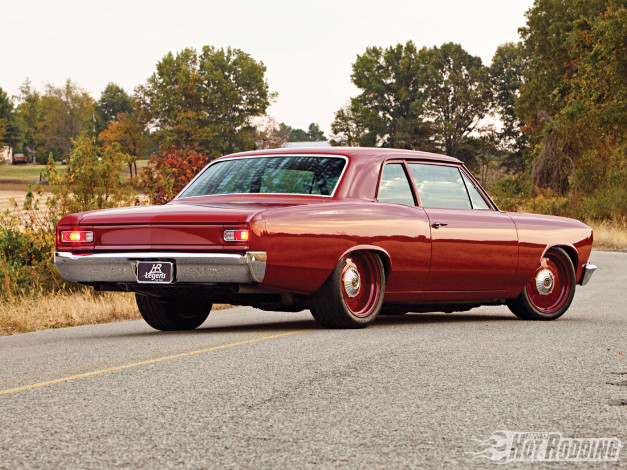 Обои картинки фото 1966, chevy, chevelle, 300, автомобили, chevrolet