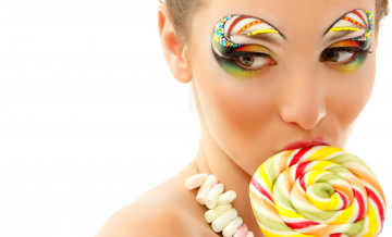 Картинка -Unsort+Креатив девушки unsort креатив candy макияж makeup леденец конфета