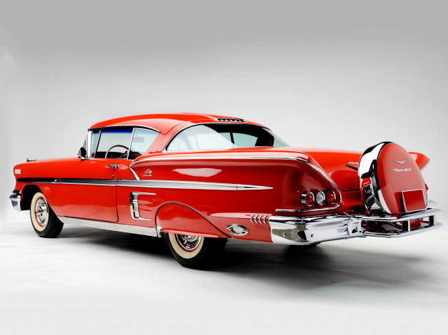 Обои картинки фото chevrolet, bel, air, impala, e58, `1958, автомобили, auto