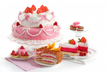 Картинка еда торты berries strawberries food dessert muffins tart сладкое ягоды крем чизкейк cheesecake пирожное торт пирог десерт клубника cake