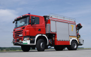 Картинка автомобили пожарные+машины scania firetruck