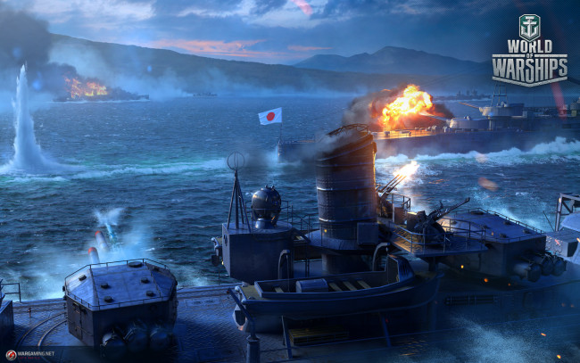Обои картинки фото видео игры, world of warships, онлайн, симулятор, world, of, warships, action