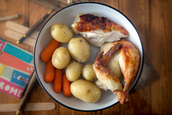 Картинка еда мясные+блюда морковь картофель курица