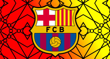 обоя спорт, эмблемы клубов, barcelona, fc, фон, логотип