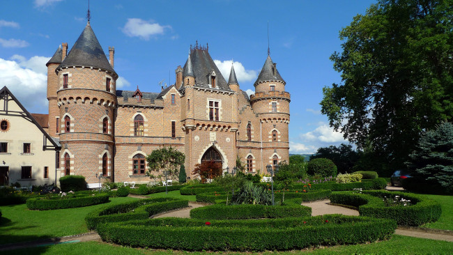 Обои картинки фото chateau de maulmont, france, города, замки франции, chateau, de, maulmont