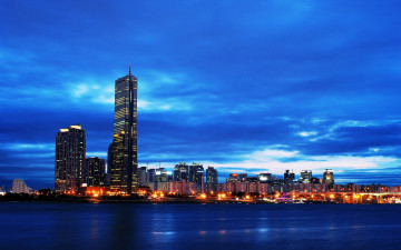 Картинка seoul south korea города столицы государств город океан ночь сеул