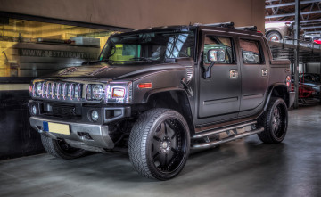 обоя hummer h2, автомобили, hummer, внедорожник