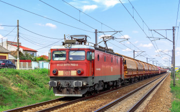 Картинка техника электровозы дорога железная состав локомотив рельсы