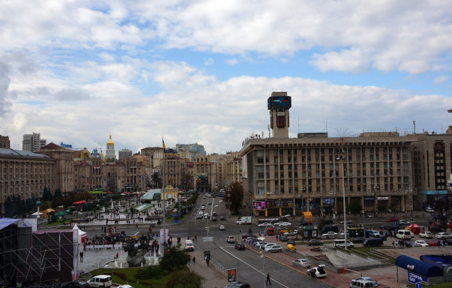 Обои картинки фото города, киев , украина, независимости, площадь, киев