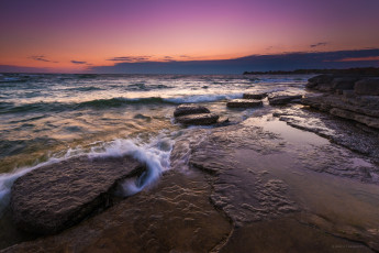 Картинка природа побережье берег море рассвет