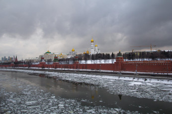 Картинка города москва+ россия московский кремль москва москва-река