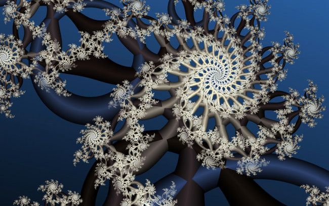 Обои картинки фото 3д графика, фракталы , fractal, спираль