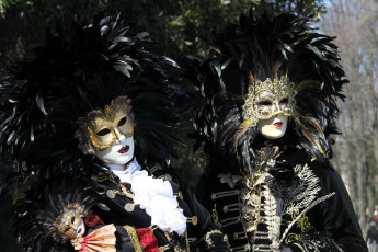 Картинка разное маски карнавальные костюмы перья венеция карнавал