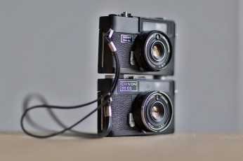 Картинка бренды -+другое фотоаппараты черные пара камеры