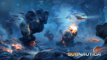обоя subnautica, видео игры, - subnautica, симулятор, подводный, мир, приключения, action