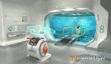 обоя subnautica, видео игры, - subnautica, симулятор, подводный, мир, приключения, action