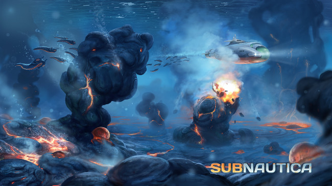 Обои картинки фото subnautica, видео игры, - subnautica, симулятор, подводный, мир, приключения, action
