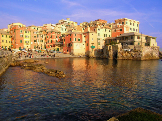 Обои картинки фото города, амальфийское, лигурийское, побережье, италия