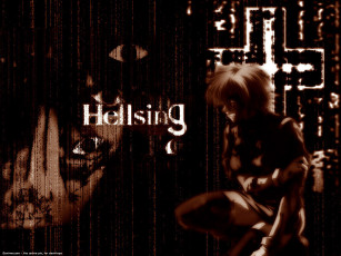 Картинка аниме hellsing