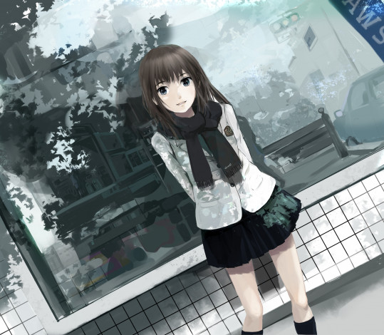 Обои картинки фото аниме, *unknown, другое, оригинальное, изображение, doraragi, девушка