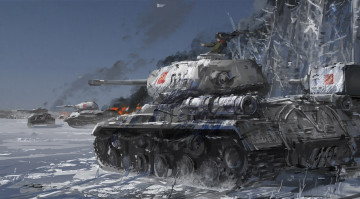 Картинка аниме girls+und+panzer танк