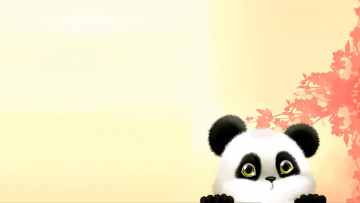Картинка рисованное животные +панды арт панда детская мишка