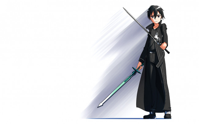Обои картинки фото аниме, sword art online, кирито