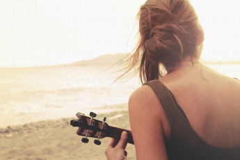 Картинка музыка -другое девушка гитара