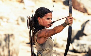 обоя кино фильмы, tomb raider , 2018, alicia, vikander