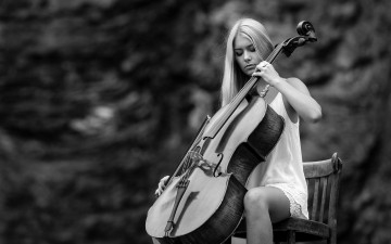 Картинка музыка -другое стул виолончель девушка