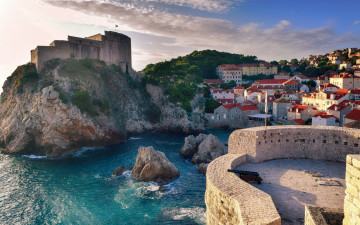 Картинка города дубровник+ хорватия крепость