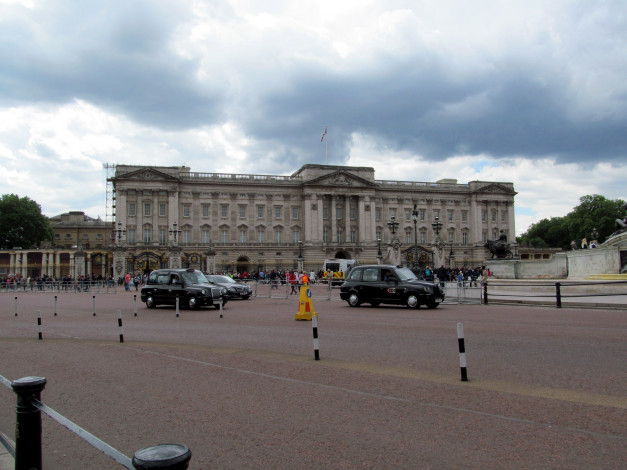 Обои картинки фото buckingham palace, города, лондон , великобритания, buckingham, palace