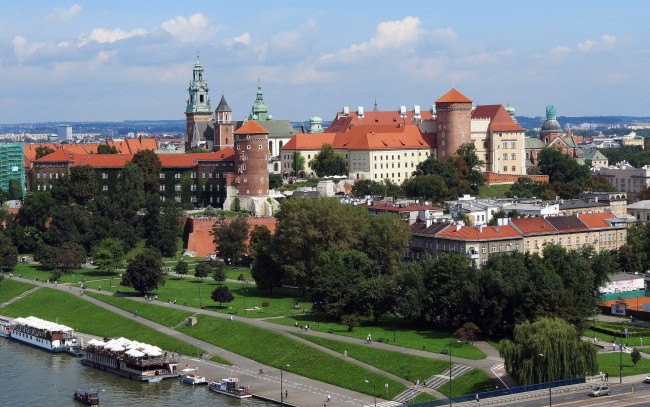 Обои картинки фото wawel castle, города, краков , польша, wawel, castle