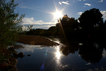 Картинка природа реки озера солнце река