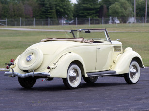 Картинка автомобили классика 1936г ford v8 deluxe roadster светлый