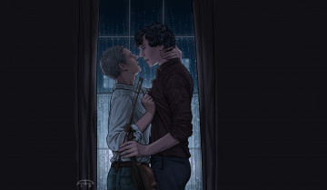 Картинка sherlock+bbc рисованное кино sherlock bbc