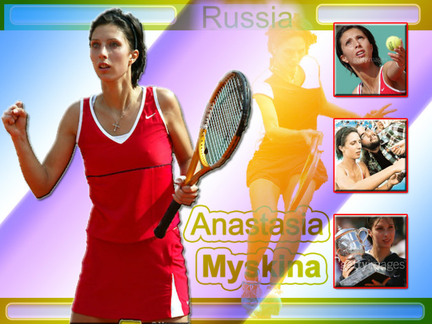 Обои картинки фото myskina2, спорт, теннис