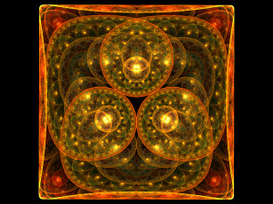 Картинка 3д графика fractal фракталы абстракция