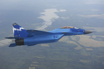 Картинка авиация боевые самолёты mig-29kub ввс россии миг-29куб