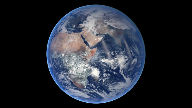 Обои картинки фото космос, земля, океаны, материки, планета