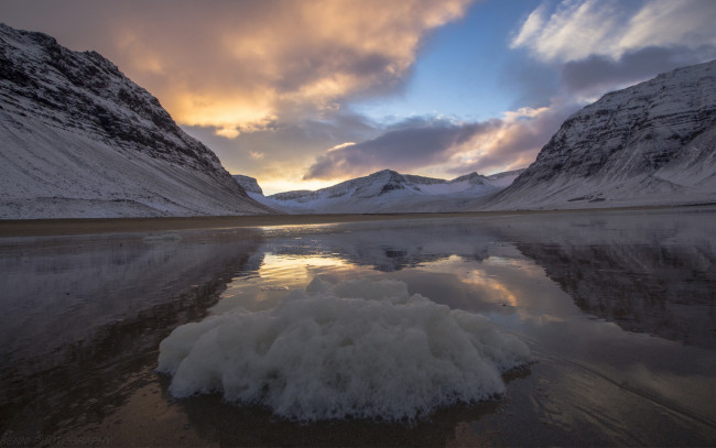 Обои картинки фото природа, айсберги и ледники, лед, горы, озеро, снег, холод, льдина