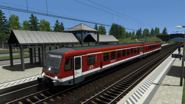 Картинка техника 3d вагоны поезд