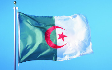 Картинка разное флаги гербы алжир флаг