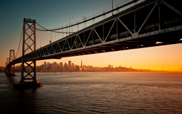 Картинка san francisco oakland bay bridge города сан франциско сша