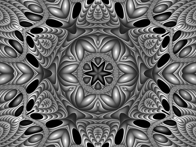 Обои картинки фото 3д, графика, fractal, фракталы, узор, тёмный, фрактал