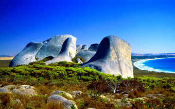 Картинка beach rock природа побережье камни море пляж