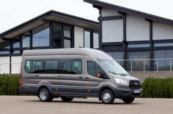 Картинка автомобили ford l4h3 minibus jumbo transit серый 2014г